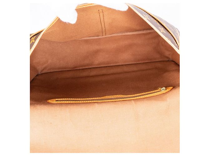 Borsa a tracolla a tracolla Gibeciere GM in tela monogramma Louis Vuitton Marrone - vista 10
