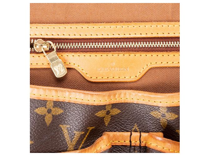 Borsa a tracolla a tracolla Gibeciere GM in tela monogramma Louis Vuitton Marrone - vista 12