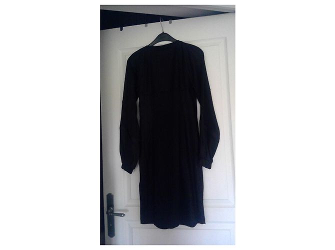 Liu.Jo Midi Kleid Schwarz aus Polyester Größe 38 - Ansicht 4