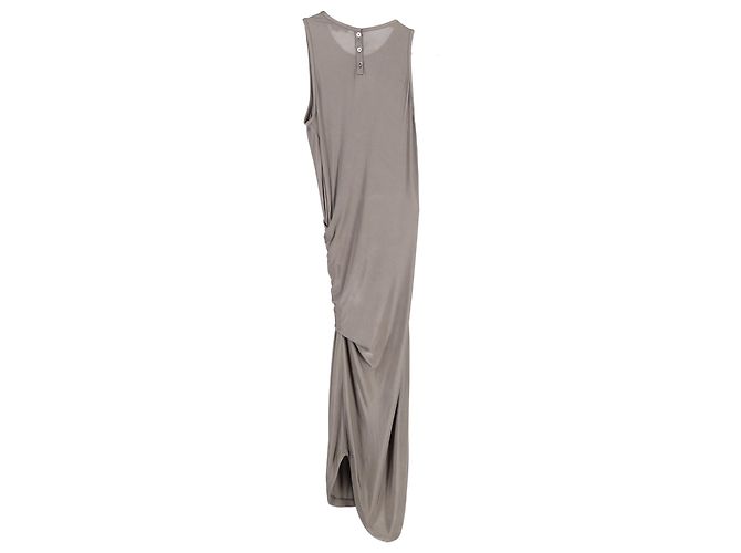 Vestido Midi Asimétrico Alexander Wang en Rayón Verde - vista 3
