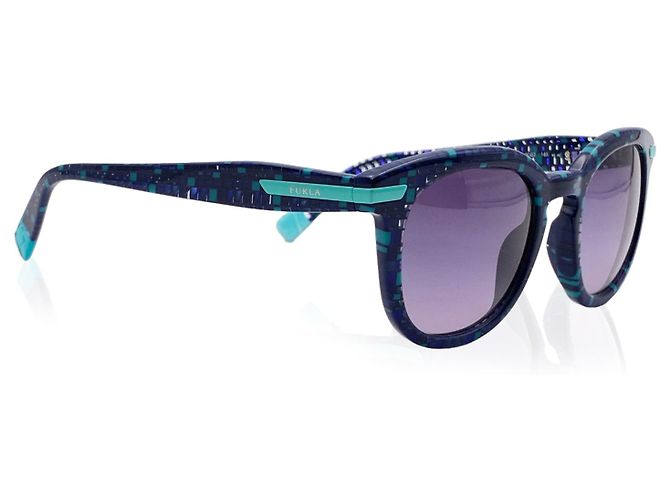 Furla Mintblaue Damen-Sonnenbrille SFU036 0GB2 49/22 140 MM - Ansicht 2