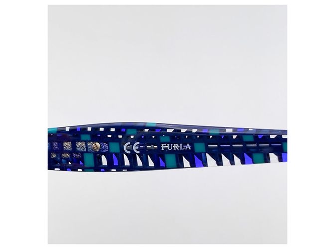 Furla Mintblaue Damen-Sonnenbrille SFU036 0GB2 49/22 140 MM - Ansicht 3
