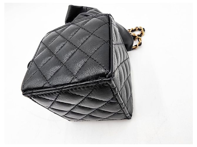Trendy CC Bolsa de ombro transversal mini Chanel Preto - vista 10