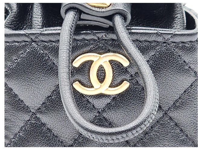 Trendy CC Bolsa de ombro transversal mini Chanel Preto - vista 12