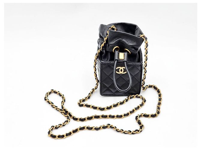 Trendy CC Bolsa de ombro transversal mini Chanel Preto - vista 3