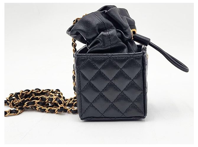 Trendy CC Bolsa de ombro transversal mini Chanel Preto - vista 6