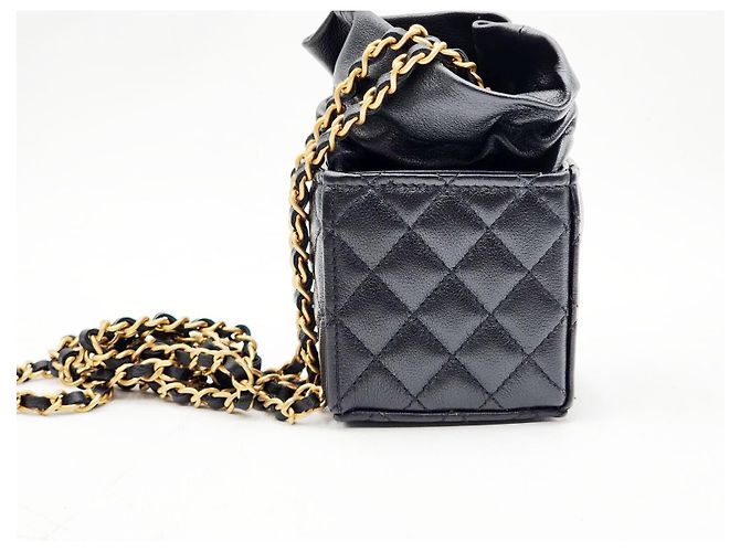 Trendy CC Bolsa de ombro transversal mini Chanel Preto - vista 7