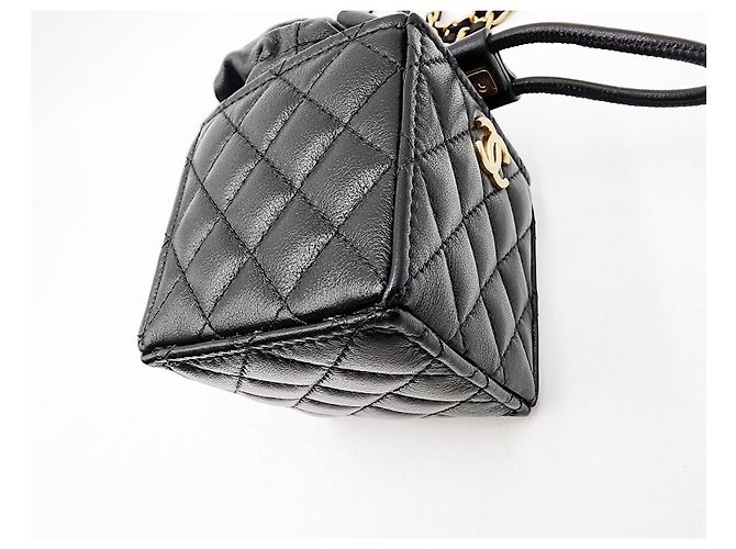 Trendy CC Bolsa de ombro transversal mini Chanel Preto - vista 9