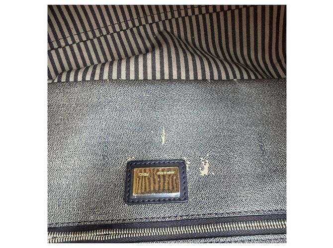 Borsa a tracolla Fendi Monogram Mamma Zucchino Bronzo - vista 11