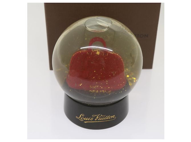 LOUIS VUITTON Snow Globe Alma VIP Limited Trasparente Rosso LV Auth 66884 - vista 12