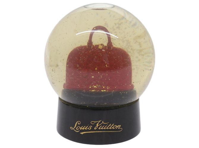 LOUIS VUITTON Snow Globe Alma VIP Limited Trasparente Rosso LV Auth 66884 - vista 13