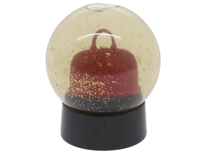 LOUIS VUITTON Snow Globe Alma VIP Limited Trasparente Rosso LV Auth 66884 - vista 2