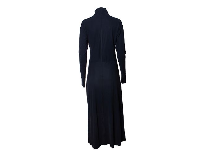 Filippa ksport, maxi abito elasticizzato blu navy - vista 2
