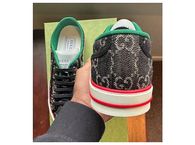 Sneaker Gucci Tenni 1977 Nero - vista 10