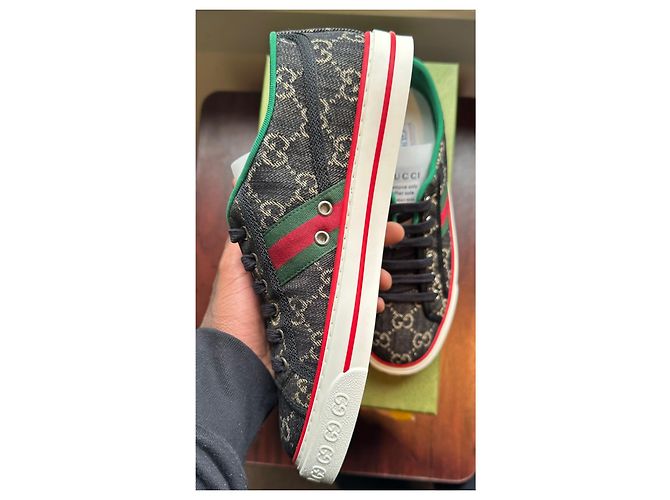 Sneaker Gucci Tenni 1977 Nero - vista 2