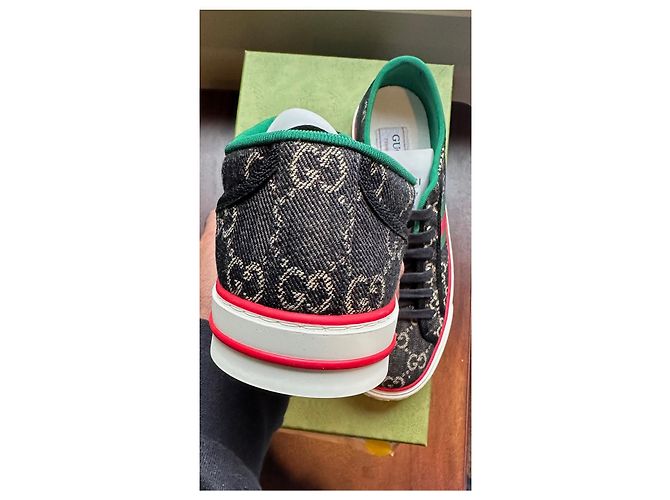Sneaker Gucci Tenni 1977 Nero - vista 4