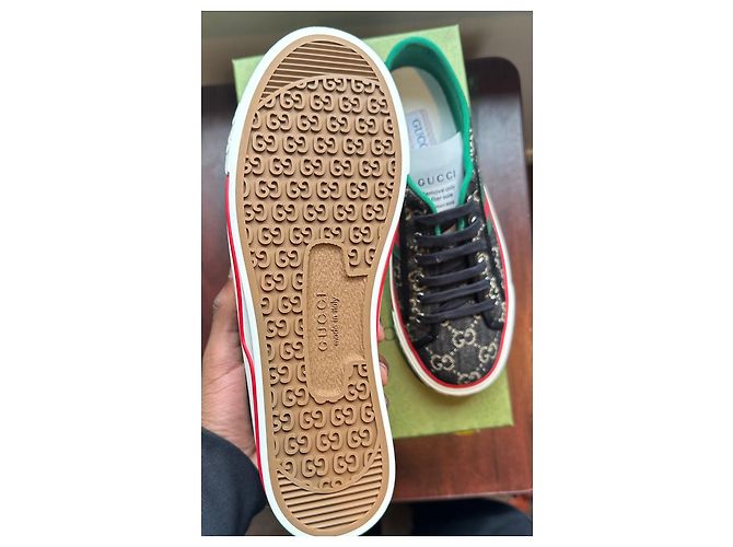 Sneaker Gucci Tenni 1977 Nero - vista 5