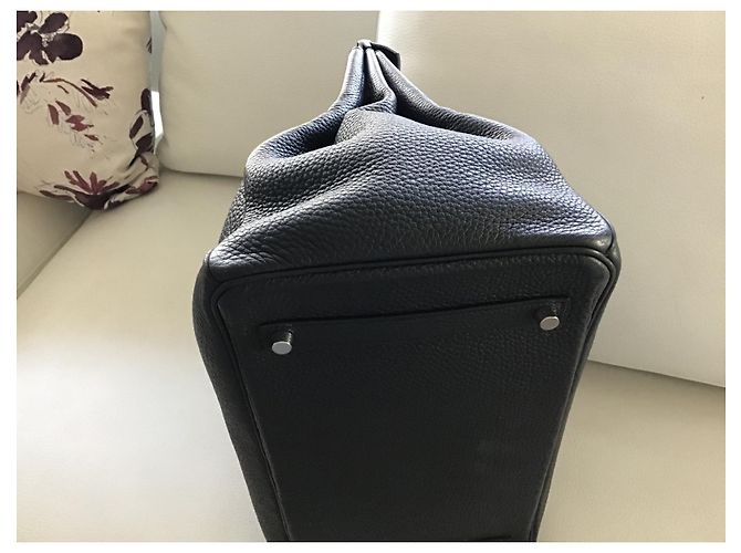 Hermès Birkin 35 in pelle Togo nera Nero - vista 5