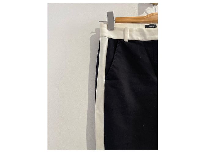 JOSEPH Pantaloni T.FR 34 Cotone Nero - vista 2