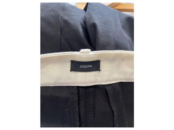 JOSEPH Pantaloni T.FR 34 Cotone Nero - vista 4