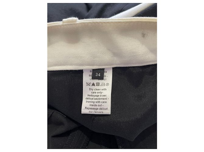 JOSEPH Pantaloni T.FR 34 Cotone Nero - vista 5