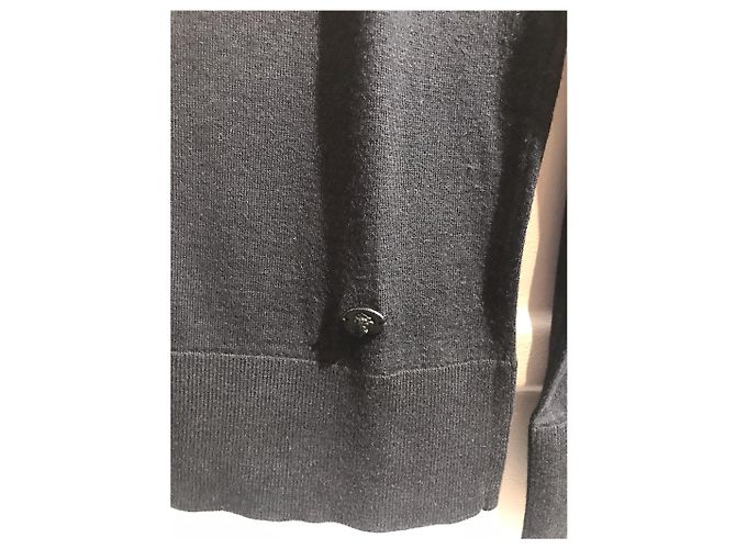 CHANEL Strickwaren & Sweatshirts T.International XS Wolle Schwarz - Ansicht 3