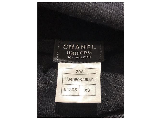 CHANEL Strickwaren & Sweatshirts T.International XS Wolle Schwarz - Ansicht 5