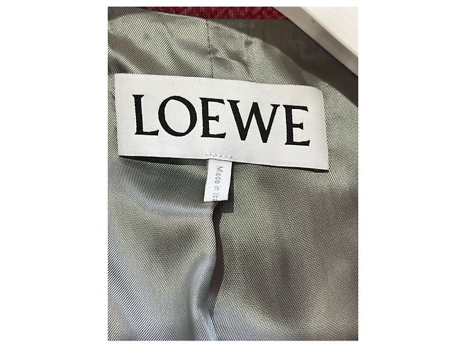 Abrigos LOEWE T.International XL Lana Rosa - vista 8