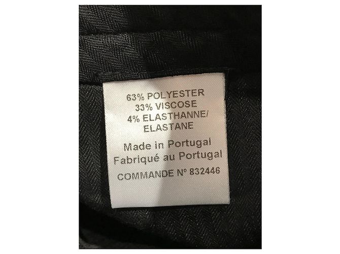 CHANEL Hosen T.International M Polyester Schwarz - Ansicht 6