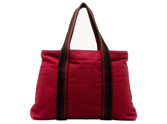 Hermès Borsa tote orizzontale MM Hermes Sac Troca rossa Rosso - vista 3
