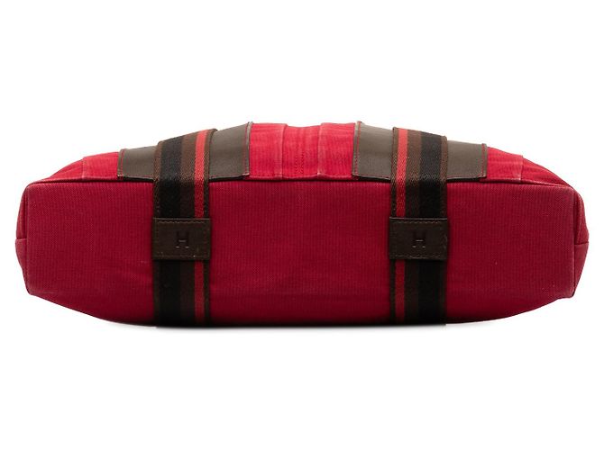 Hermès Borsa tote orizzontale MM Hermes Sac Troca rossa Rosso - vista 4