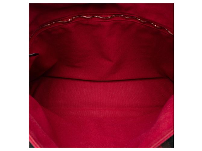 Hermès Borsa tote orizzontale MM Hermes Sac Troca rossa Rosso - vista 5