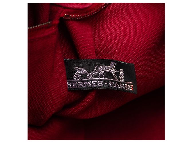 Hermès Borsa tote orizzontale MM Hermes Sac Troca rossa Rosso - vista 6
