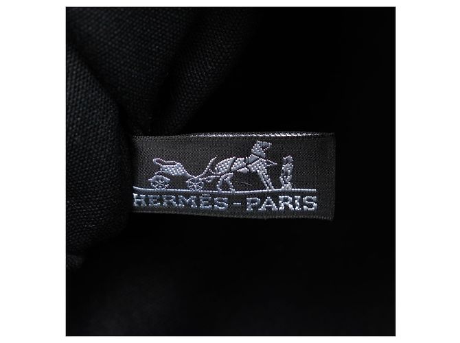 Hermès Borsa tote orizzontale MM Hermes Sac Troca nera Nero - vista 6