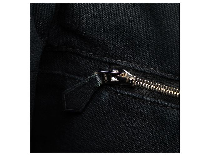 Hermès Borsa tote orizzontale MM Hermes Sac Troca nera Nero - vista 7