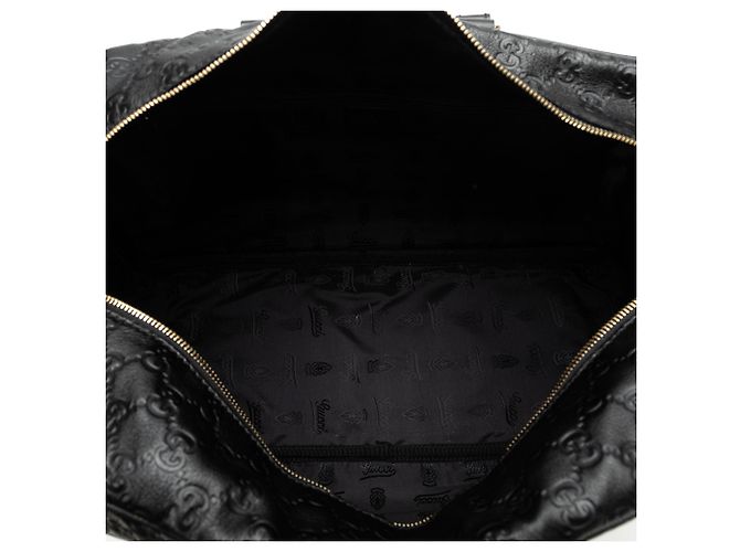 Borsa da viaggio Gucci Guccissima nera Nero - vista 5