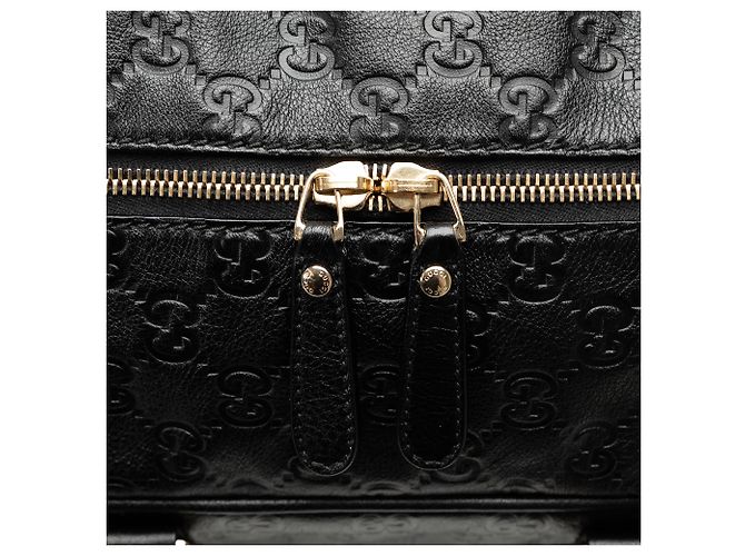 Borsa da viaggio Gucci Guccissima nera Nero - vista 9