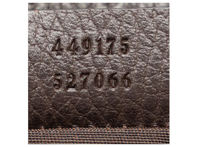 Gucci Brown GG Canvas Drawstring Backpack Beige - view 6