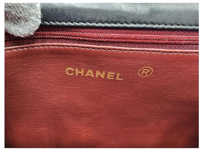 Bolsa Clássica Chanel Timeless Envelope Single Flap com 24K de Ouro. Preto - vista 18