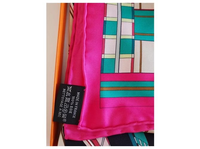Hermès Seidentuch Quadrat 90 cm Mehrfarben - Ansicht 2
