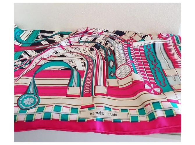 Hermès Seidentuch Quadrat 90 cm Mehrfarben - Ansicht 4