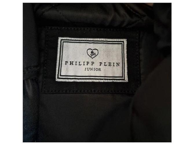 Parka Philipp Plein de algodón negro - vista 5