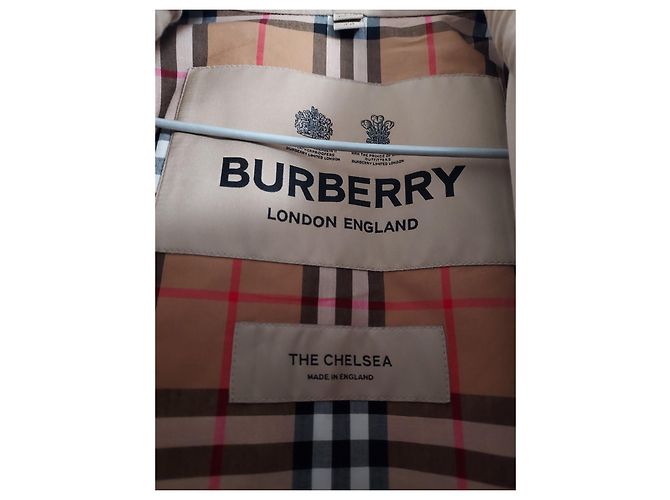 Gabardina Burberry Chelsea Beige de Algodón - vista 11