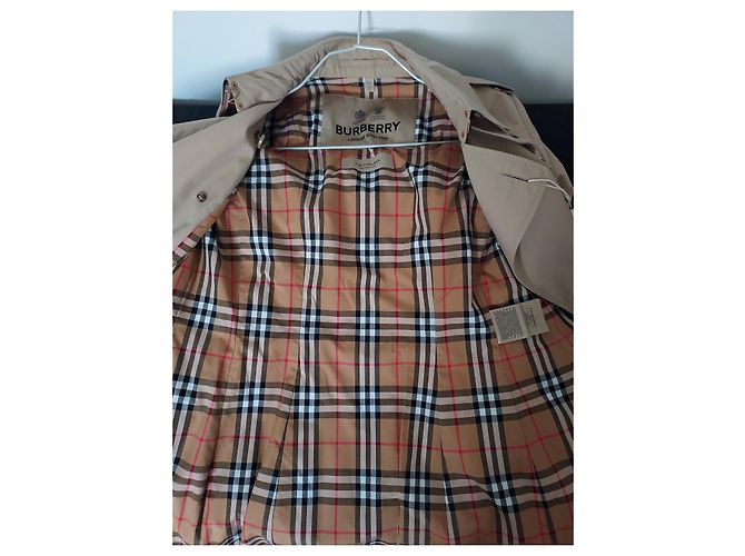 Gabardina Burberry Chelsea Beige de Algodón - vista 3