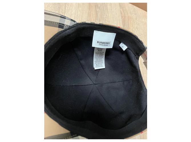 Burberry Beanie Mütze Beige Baumwolle Größe M - Ansicht 3