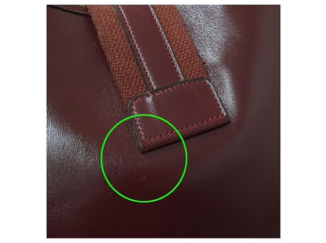 Hermès Hermes Tsako Bordeaux - Ansicht 15