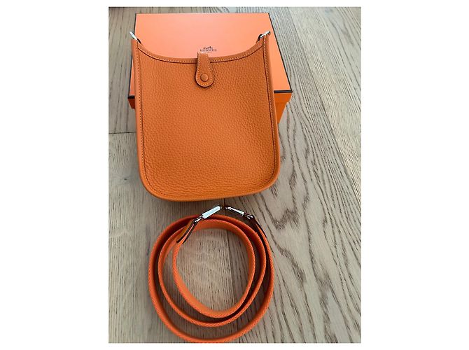 Hermès Evelyne Mini, nuovo Arancione - vista 5