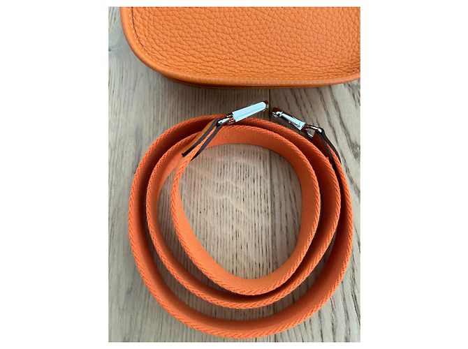 Hermès Evelyne Mini, nuovo Arancione - vista 6