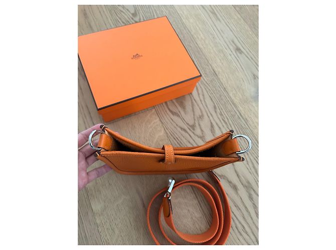 Hermès Evelyne Mini, nuovo Arancione - vista 7