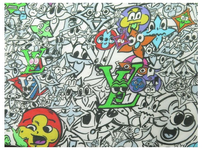STOLA LOUIS VUITTON MONOGRAMM COMIC MULTICOLOR M78241 130x200CM SEIDENSCHAL SCHAL Mehrfarben - Ansicht 11